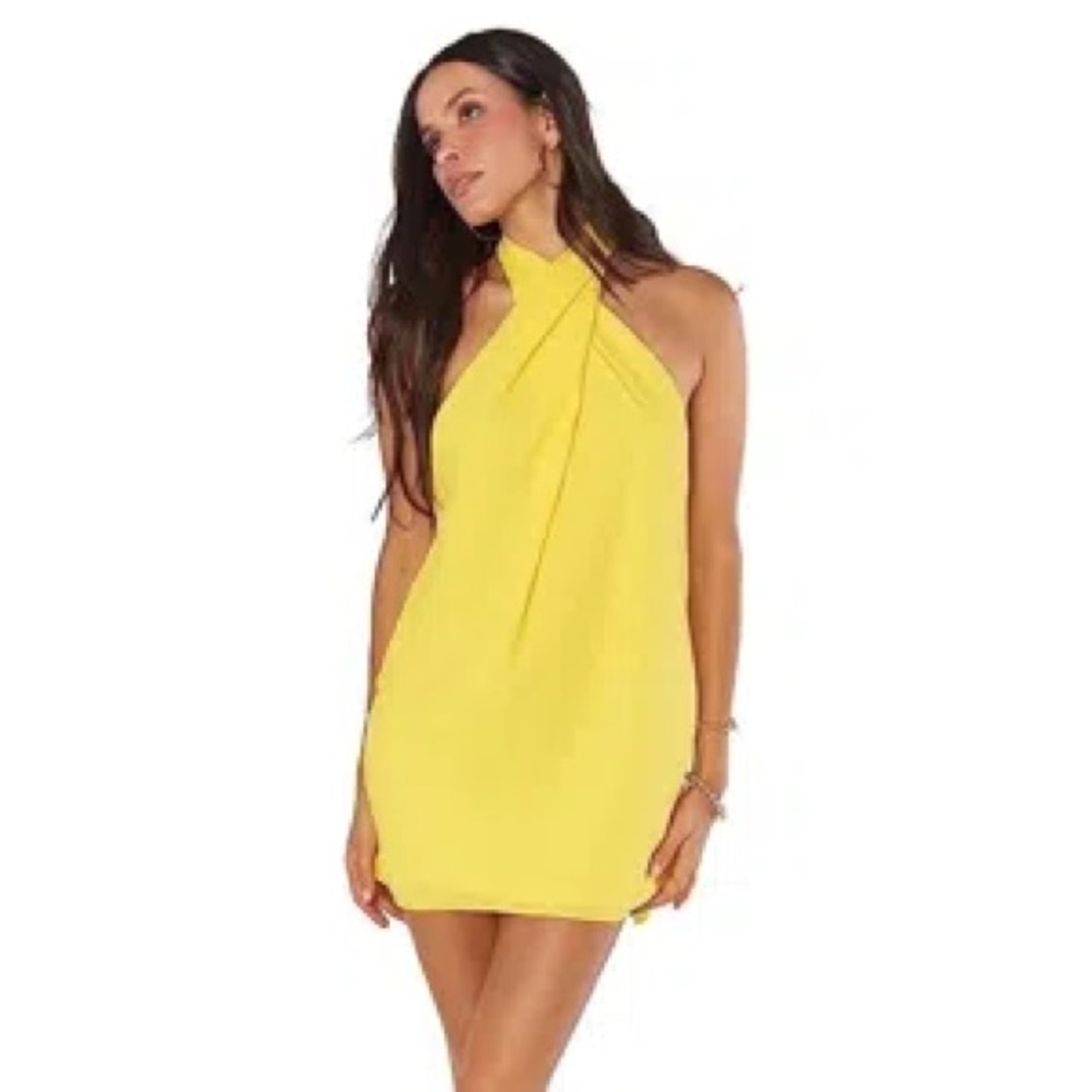 Yellow Jasmine Halter, Show me your mumu Dress